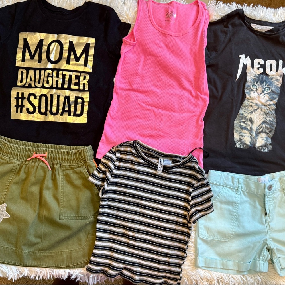 Graphic Tees and Casual Shorts Set all pc